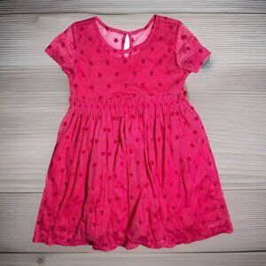 Wonder Kids Girls Dress Tulle Mesh Star Print Desinger Skater Swing